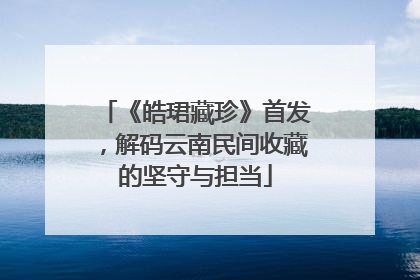 《皓珺藏珍》首发，解码云南民间收藏的坚守与担当