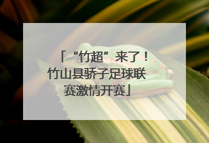 “竹超”来了！竹山县骄子足球联赛激情开赛