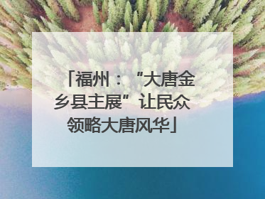 福州：“大唐金乡县主展”让民众领略大唐风华
