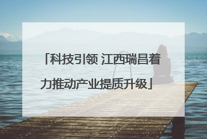 科技引领 江西瑞昌着力推动产业提质升级