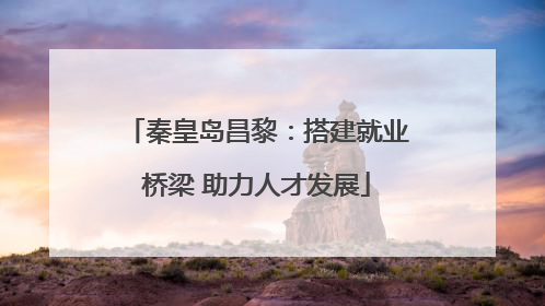 秦皇岛昌黎：搭建就业桥梁 助力人才发展