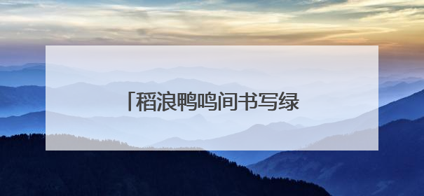 稻浪鸭鸣间书写绿色答卷：全国劳模田淑娴的田野振兴梦