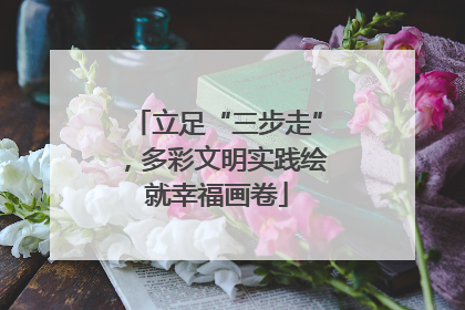 立足“三步走”，多彩文明实践绘就幸福画卷