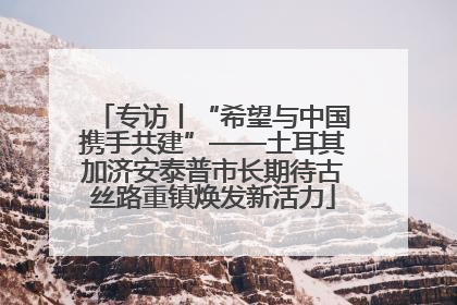 专访丨“希望与中国携手共建”——土耳其加济安泰普市长期待古丝路重镇焕发新活力