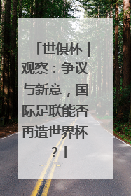 世俱杯｜观察：争议与新意，国际足联能否再造世界杯？