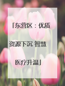 东营区：优质资源下沉 智慧医疗升温