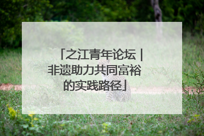 之江青年论坛｜非遗助力共同富裕的实践路径
