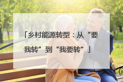 乡村能源转型：从“要我转”到“我要转”