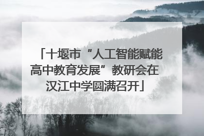 十堰市“人工智能赋能高中教育发展”教研会在汉江中学圆满召开