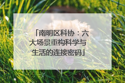 南明区科协：六大场景重构科学与生活的连接密码