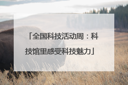 全国科技活动周：科技馆里感受科技魅力