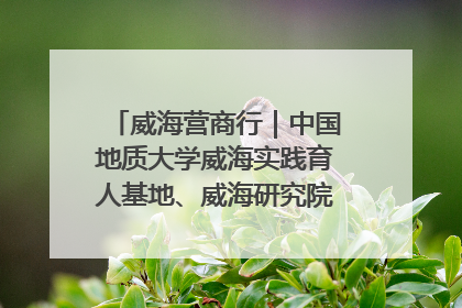 威海营商行｜中国地质大学威海实践育人基地、威海研究院在经开区揭牌