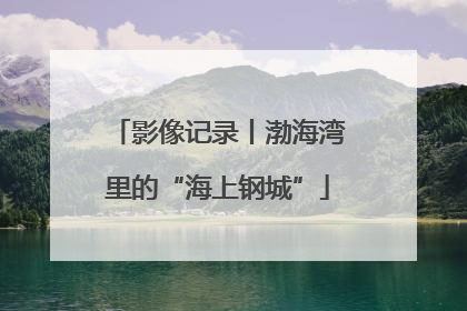影像记录丨渤海湾里的“海上钢城”