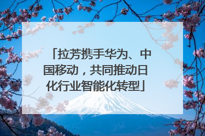 拉芳携手华为、中国移动，共同推动日化行业智能化转型
