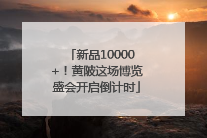 新品10000+！黄陂这场博览盛会开启倒计时