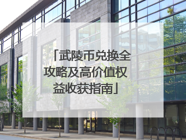 武陵币兑换全攻略及高价值权益收获指南
