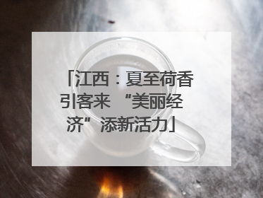江西：夏至荷香引客来 “美丽经济”添新活力