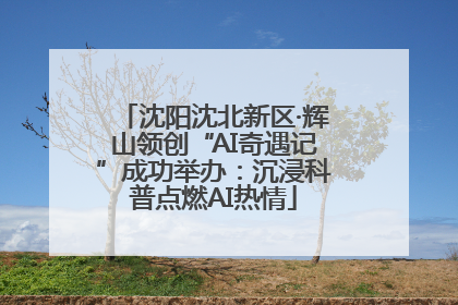 沈阳沈北新区·辉山领创“AI奇遇记”成功举办：沉浸科普点燃AI热情