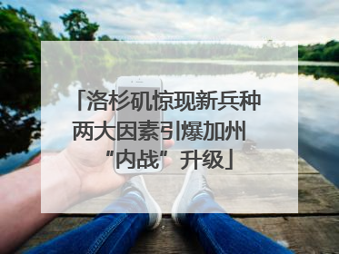 洛杉矶惊现新兵种 两大因素引爆加州“内战”升级