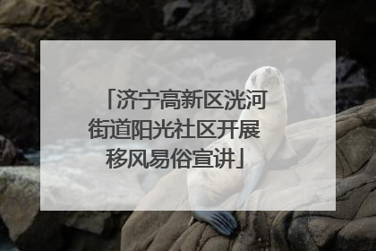 济宁高新区洸河街道阳光社区开展移风易俗宣讲