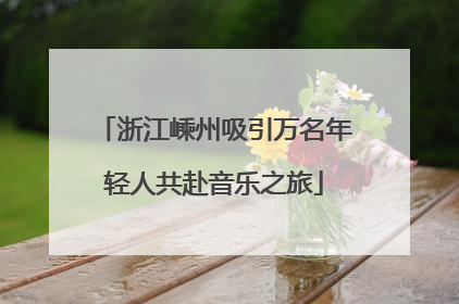 浙江嵊州吸引万名年轻人共赴音乐之旅