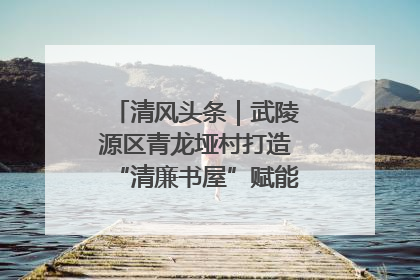 清风头条｜武陵源区青龙垭村打造“清廉书屋”赋能乡村振兴新风尚