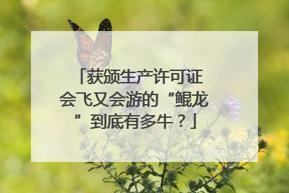 获颁生产许可证 会飞又会游的“鲲龙”到底有多牛？