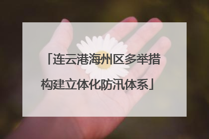 连云港海州区多举措构建立体化防汛体系