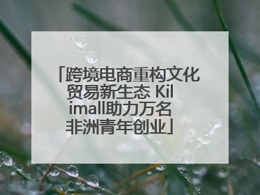 跨境电商重构文化贸易新生态 Kilimall助力万名非洲青年创业