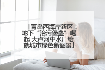 青岛西海岸新区：地下“治污堡垒”崛起 大卢河中水厂绘就城市绿色新图景