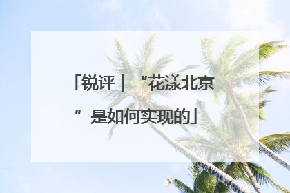 锐评｜“花漾北京”是如何实现的