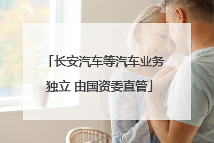 长安汽车等汽车业务独立 由国资委直管