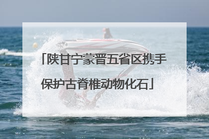 陕甘宁蒙晋五省区携手保护古脊椎动物化石