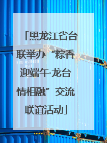 黑龙江省台联举办“粽香迎端午·龙台情相融”交流联谊活动